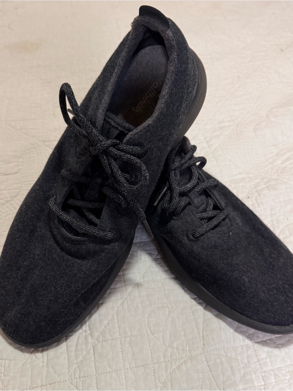 Men's Casual Black Allbirds Wool Lace-Up Sneakers